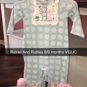 Ricrac And Ruffles Romper